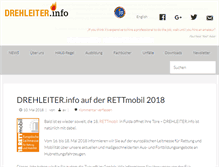 Tablet Screenshot of drehleiter.info